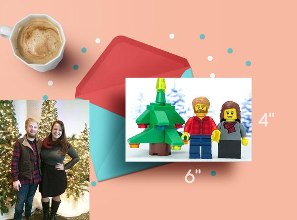 Personalised Christmas Postcard